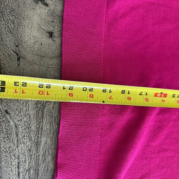 Ann Taylor Off-Shoulder Magenta Sweater - Picture 5 of 7